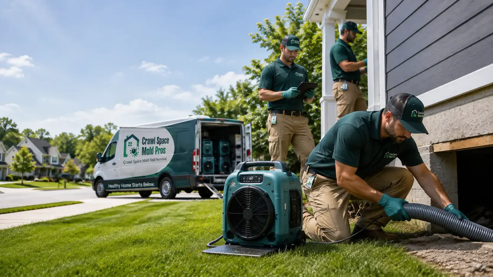 Crawl Space Mold Removal in Grafton, ND